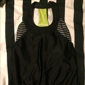 Moxie layered tank cycling jersey